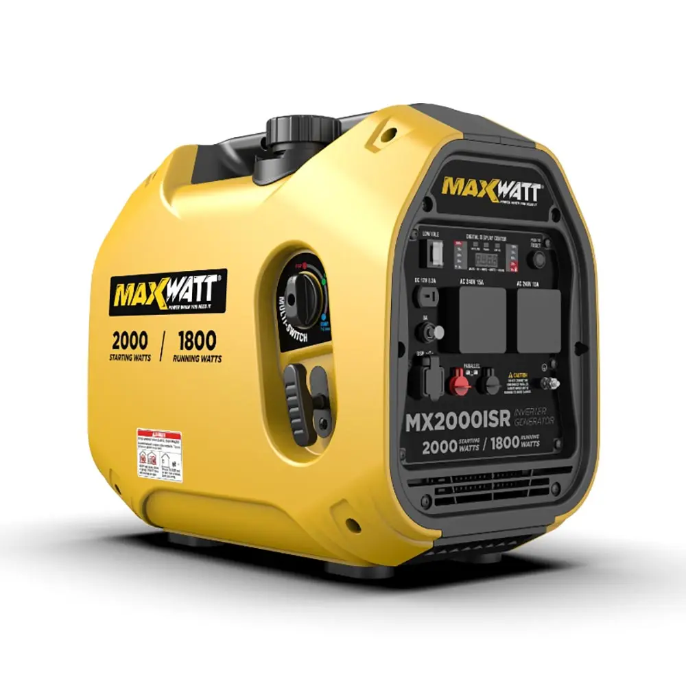 MAXWATT 2000W Recoil Start Petrol Inverter Generator MX2000ISR