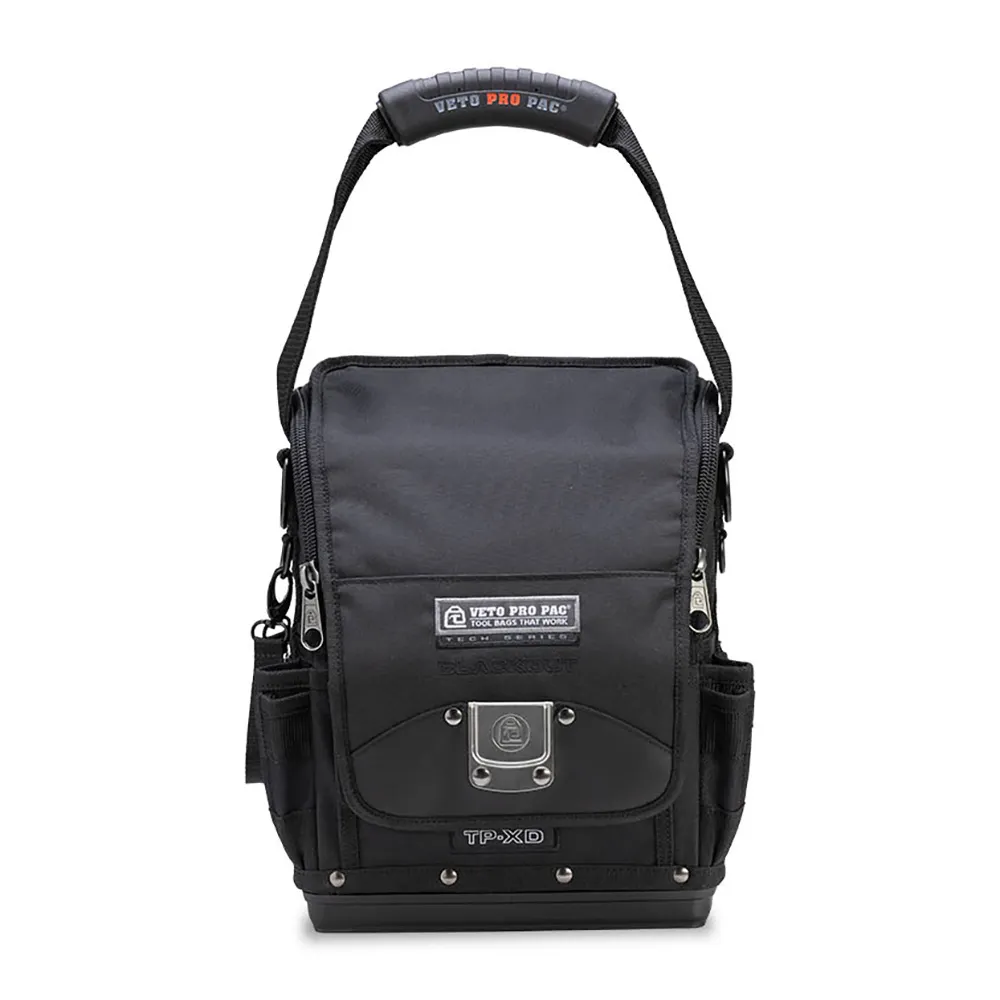 VETO 20 x 28 x 34cm TP-XD Blackout Tool Pouch w. Base - XL VETOTPXDBLACK