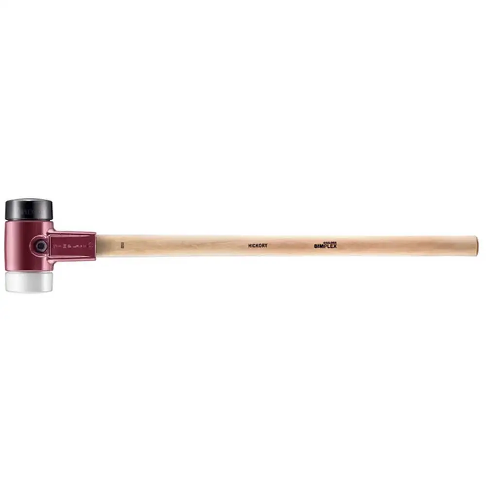 HALDER 100mm 4.46kg Rubber Mallet Rubber Tips Wood Handle 3027.1