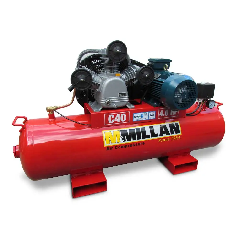 MCMILLAN 4HP 3 Phase  Air Compressor C40