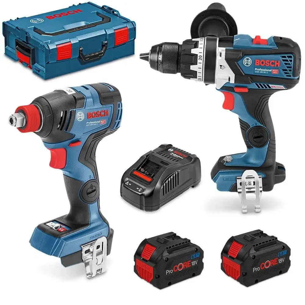 BOSCH ProCORE18V Brushless 2 Piece 2x8.0Ah Combo Kit 0615990L24