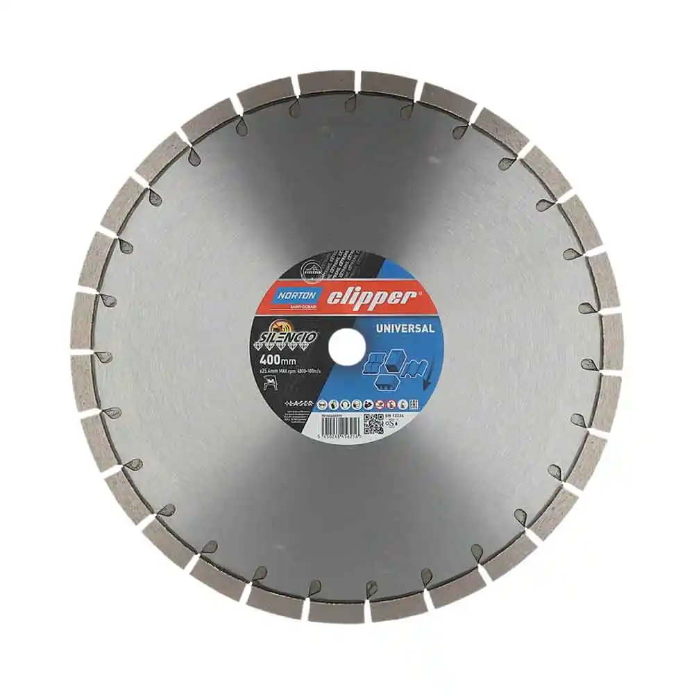 CLIPPER 400 x 25.4/15mm Silencio Segmented Diamond Blade for Brick Cutting 70184640270