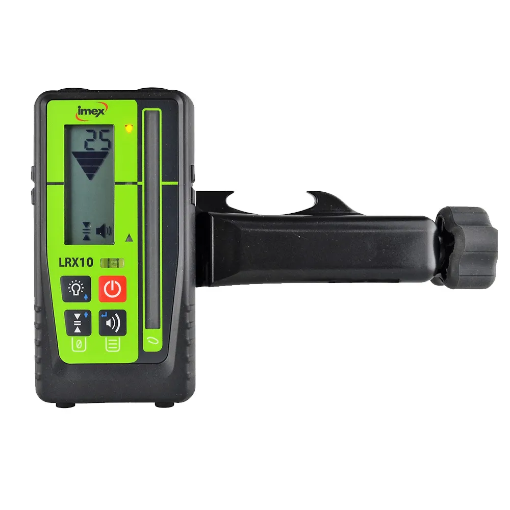 IMEX 90mm Red/Green Hybrid Rotary Laser Receiver with Clamp 012-LRX10