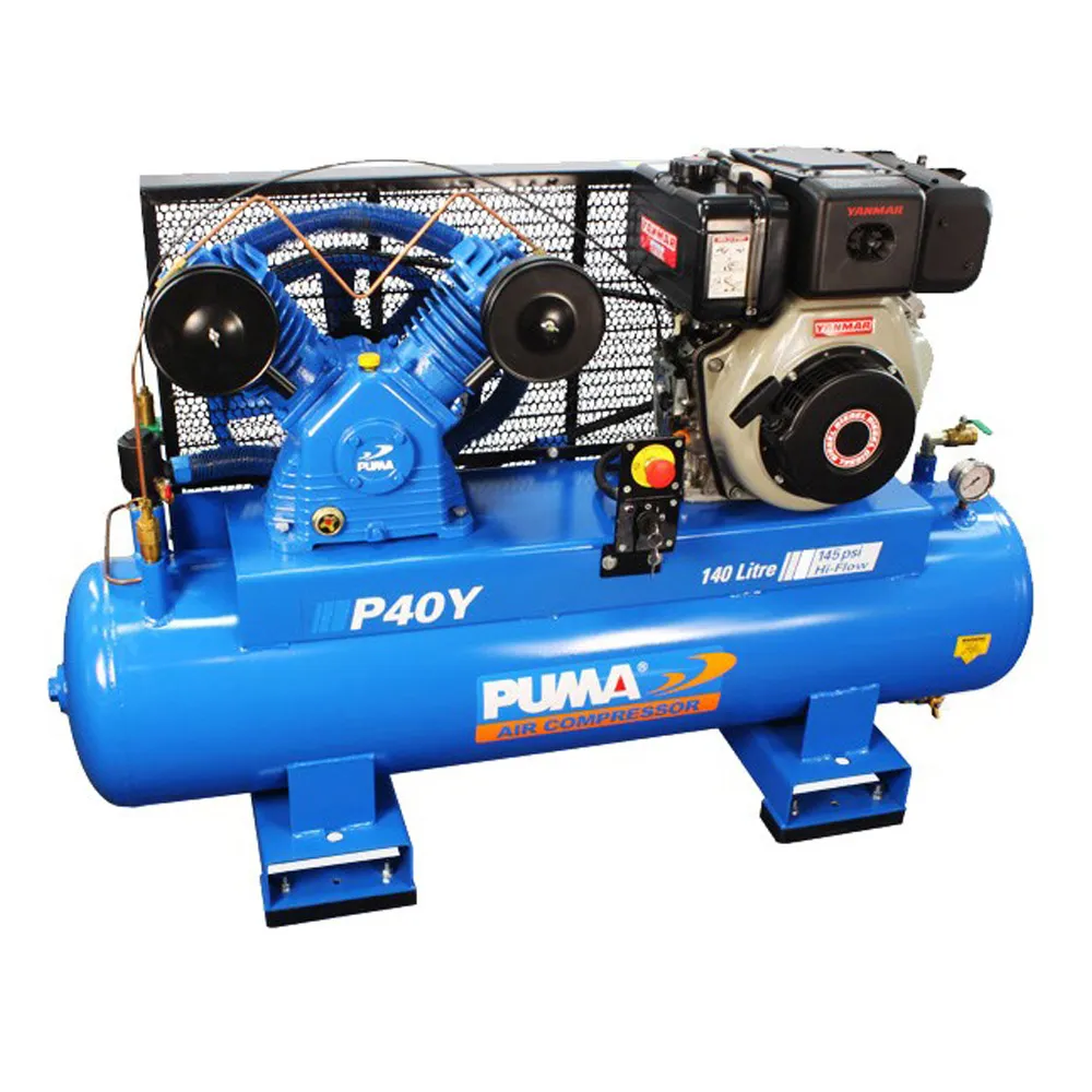 PUMA 10.0HP 805L/min Yanmar Diesel Electric Start Compressor PUP40YES