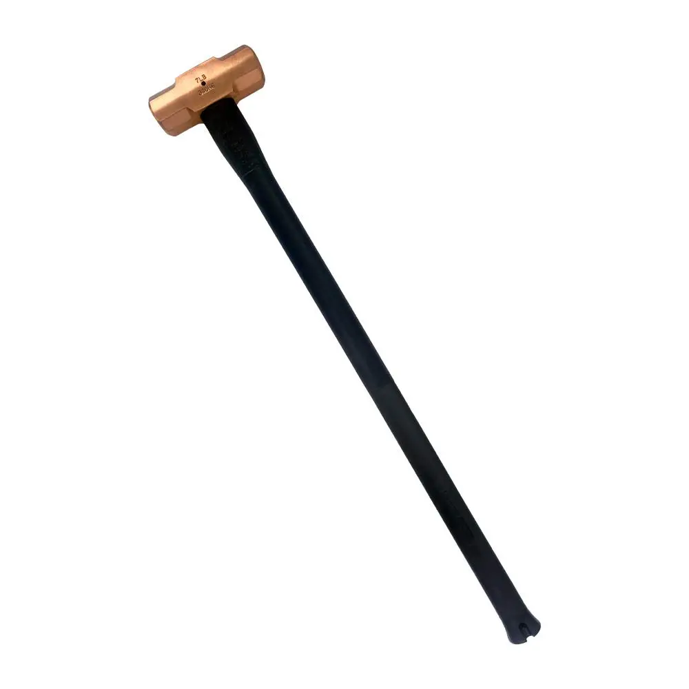 MUMME 7lb/3.17kg 900mm Steel Core F/Glass Handle Copper Hammer 5HCFRH07