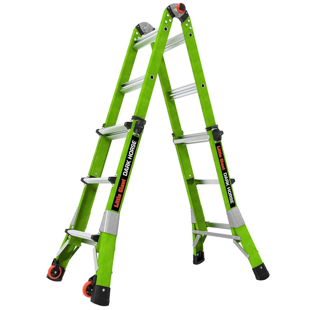LITTLE GIANT Dark Horse 2.0 Multi-Purpose Fibreglass Ladder M13 3-5 Step