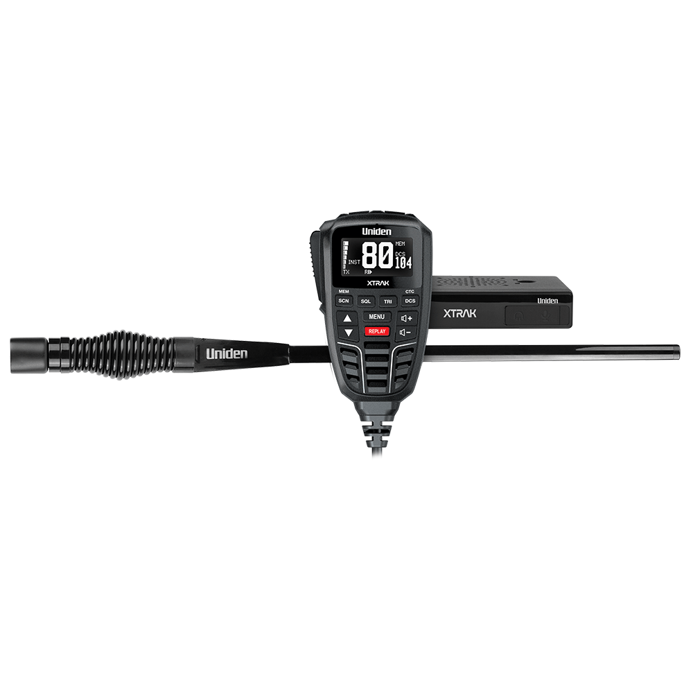 UNIDEN 5 Watt Bluetooth OLED Display Hand Held Radio With Antenna ATX890S XTRAK80 ADV