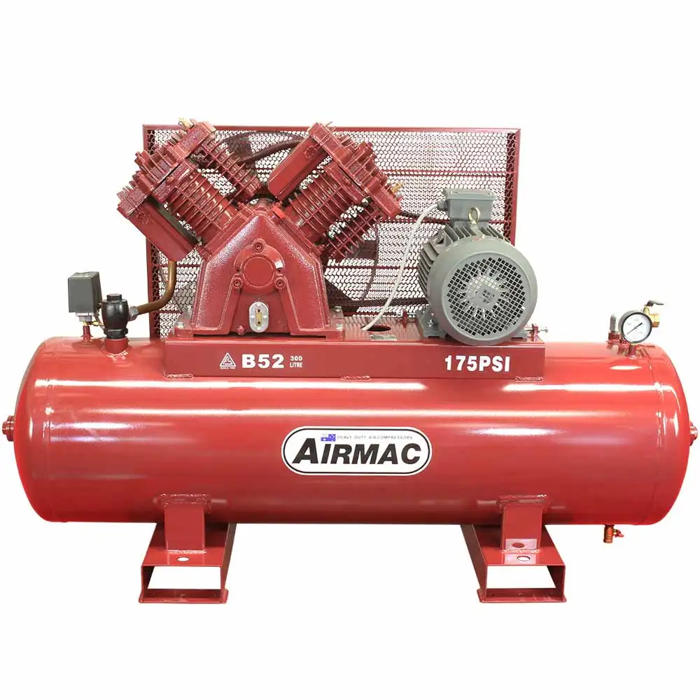 AIRMAC 415V 10hp 300l 1,050 L/Min Air Compressor AM B52 415V