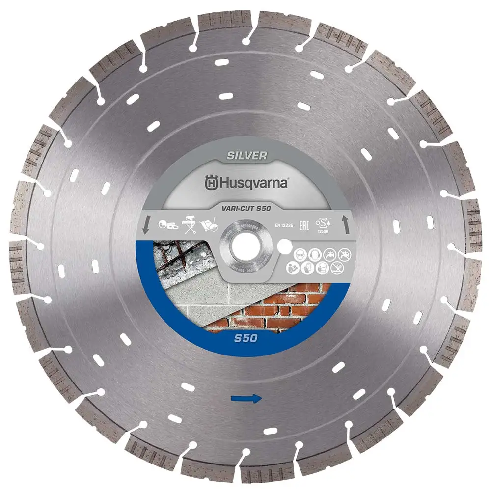 HUSQVARNA 400mm Segmented Diamond Blade for General Purpose Cutting VARI-S50 534972430