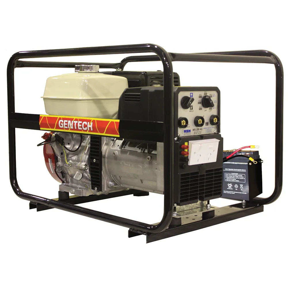GENTECH 230V 7 kVA Honda Powered Petrol Welder Generator w/ E-Start EP200WELDHSRE