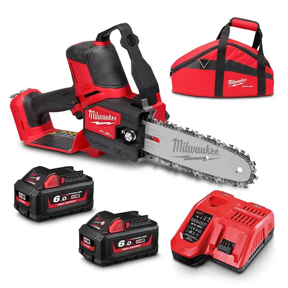 MILWAUKEE 18V FUEL 2 x 6.0Ah Pruning Saw Kit M18FHS8602B