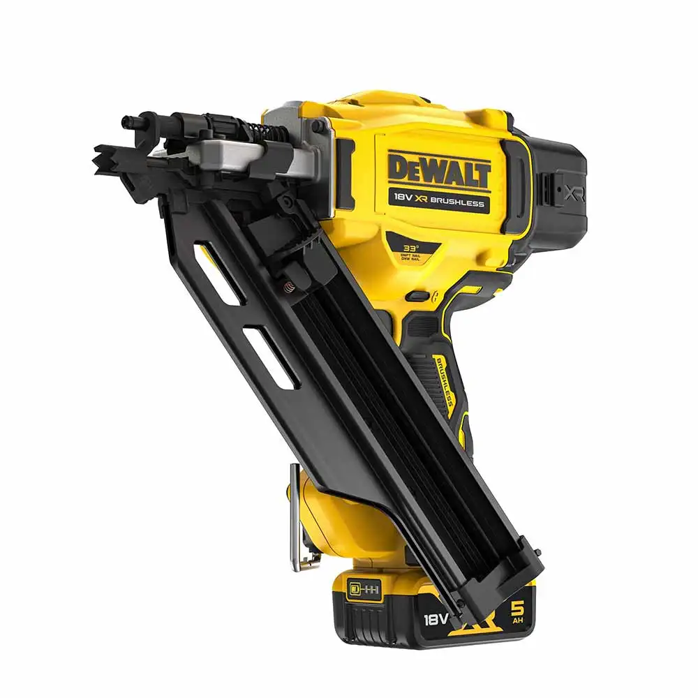 DEWALT 50-90mm 1 x 5.0ah Framing Nailer Kit DCN930P1-XE