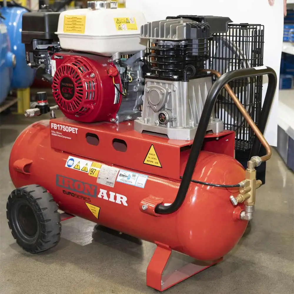 IRONAIR 50L 5.5HP Petrol Honda Belt Compressor FB1750PET