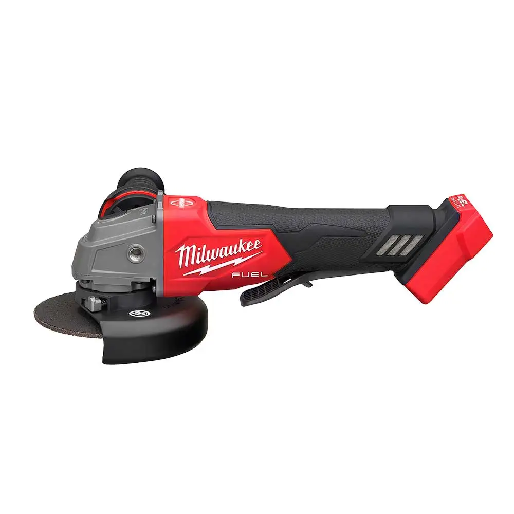 MILWAUKEE 18V FUEL Brushless 125mm Braking Angle Grinder with Deadman Paddle Switch Skin M18FAG125XPDB-0