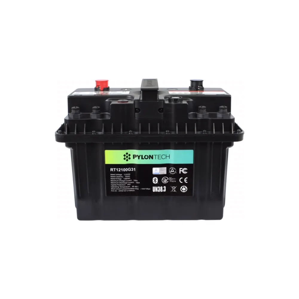 PYLONTECH 12V 100Ah Bluetooth Lithium Battery HB08-RT12100G31