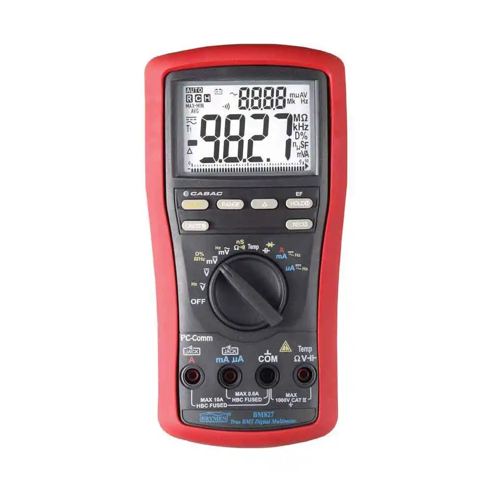 CABAC Earth Insulation Continuity Professional Digital Multimeter BM827