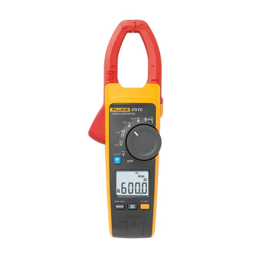 FLUKE 600A AC/DC 375 FC True-RMS Clamp Meter FLU375FC