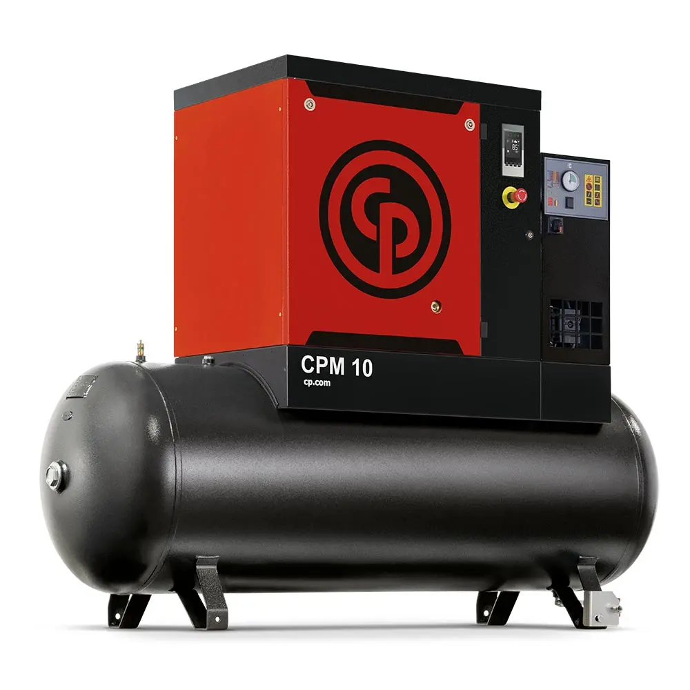 CHICAGO PNEUMATIC CPM10/10 500L 10HP 10bar 145psi 35.2cfm Screw Compressor 4152023046