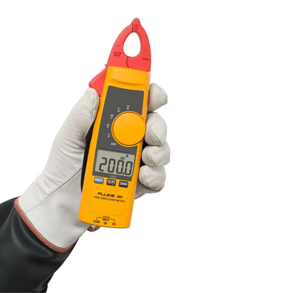 FLUKE 600V 200A 365 Detachable Jaw True-RMS Clamp Meter FLU365