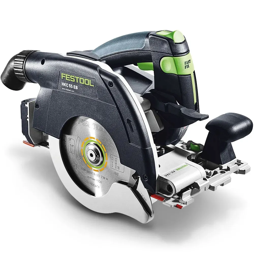 FESTOOL 18V Brushless 2 x 5.0Ah 160mm HKC 55 Circular Saw Bluetooth with 420mm Rail Kit 577675