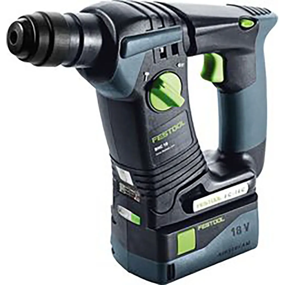 FESTOOL 18V BHC18 2 x 5ah Rotary Hammer Bluetooth Set In Systainer 578282