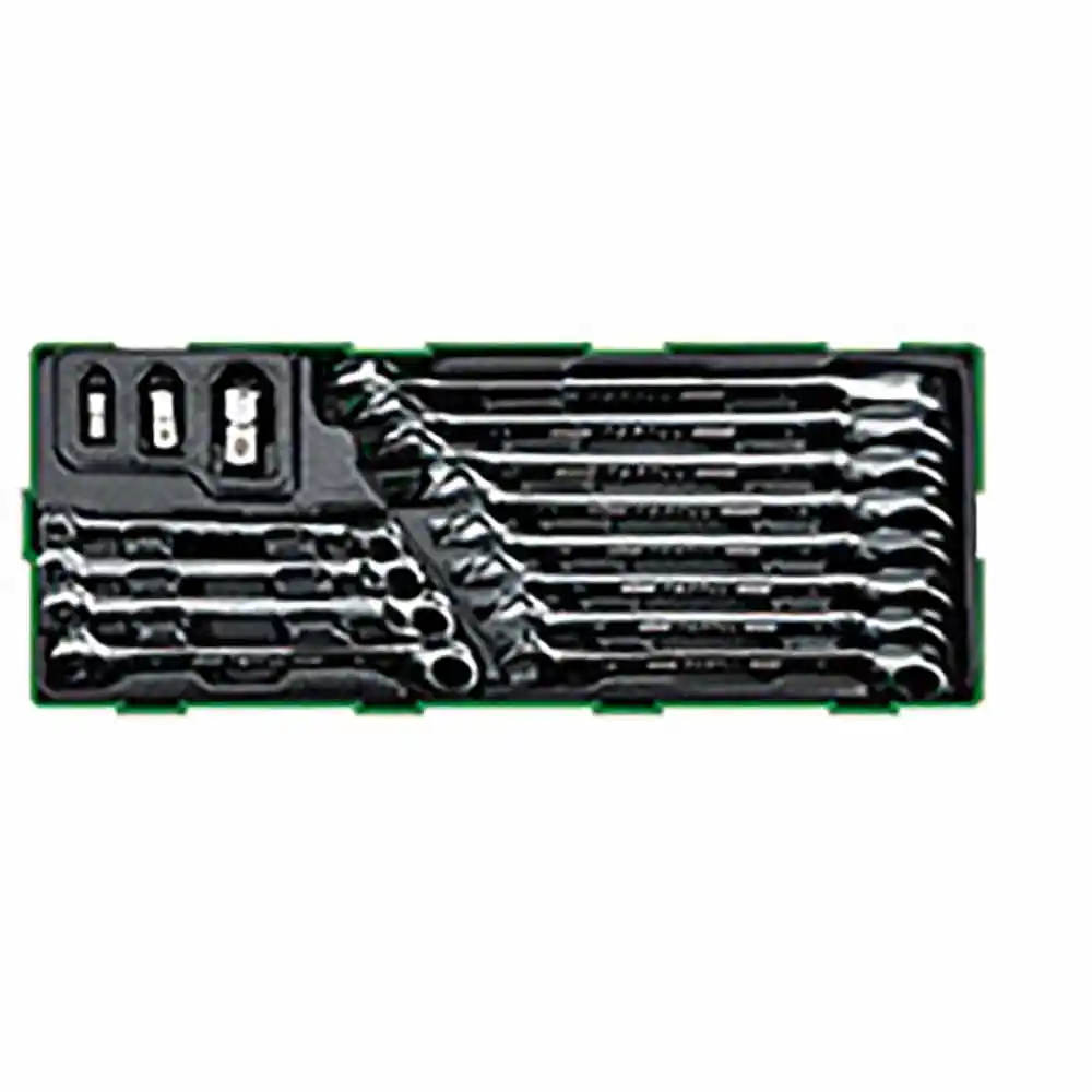 TOPTUL Reverse Ratchet Combination Wrench - 15 Piece GTA1541