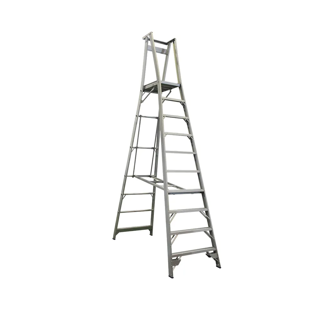 INDALEX 150kg Pro 10 Step Aluminium Platform Ladder PROP13/10