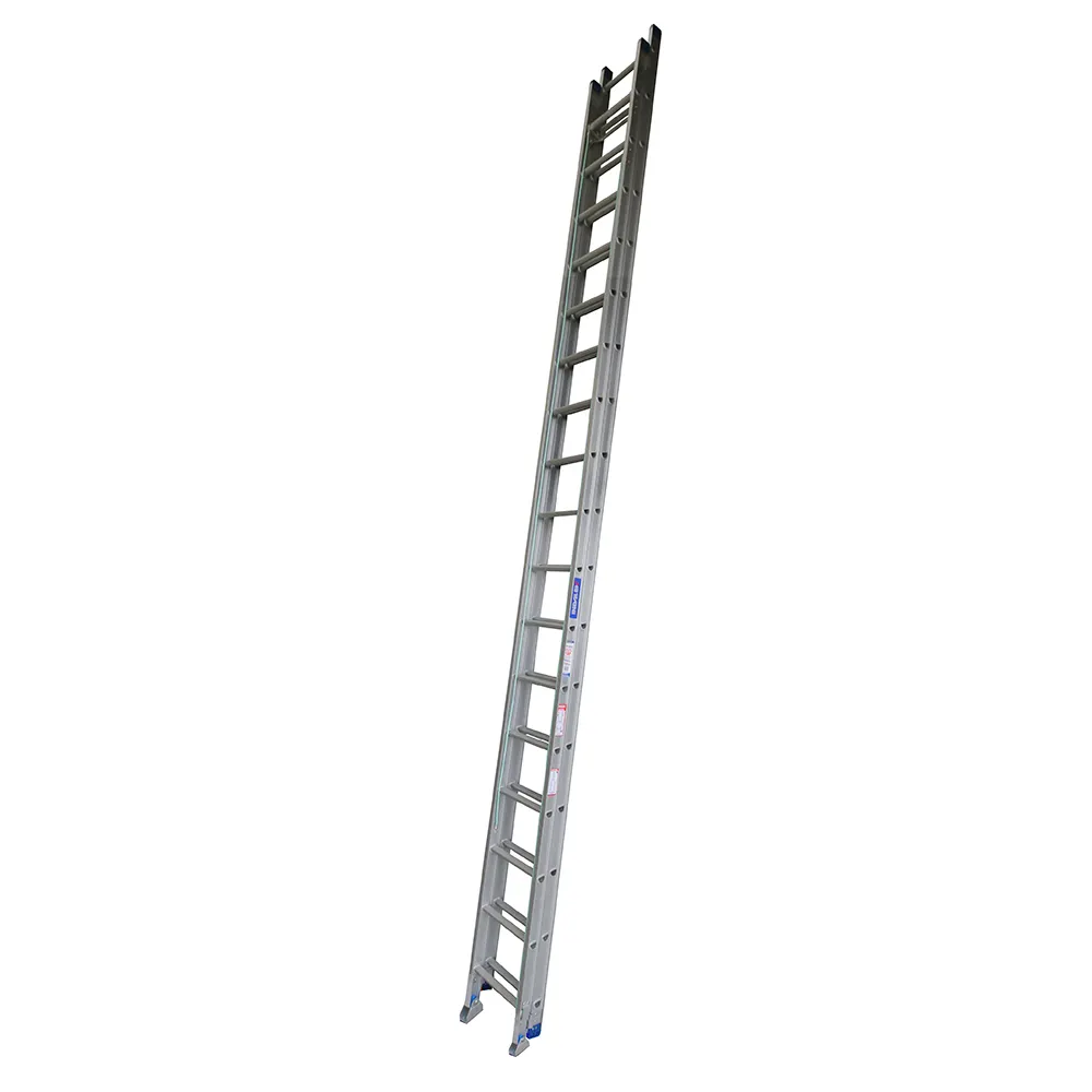 INDALEX 130kg Pro 5.6m-9.9m Aluminium Extension Ladder-Swivel Feet PROX33-SF