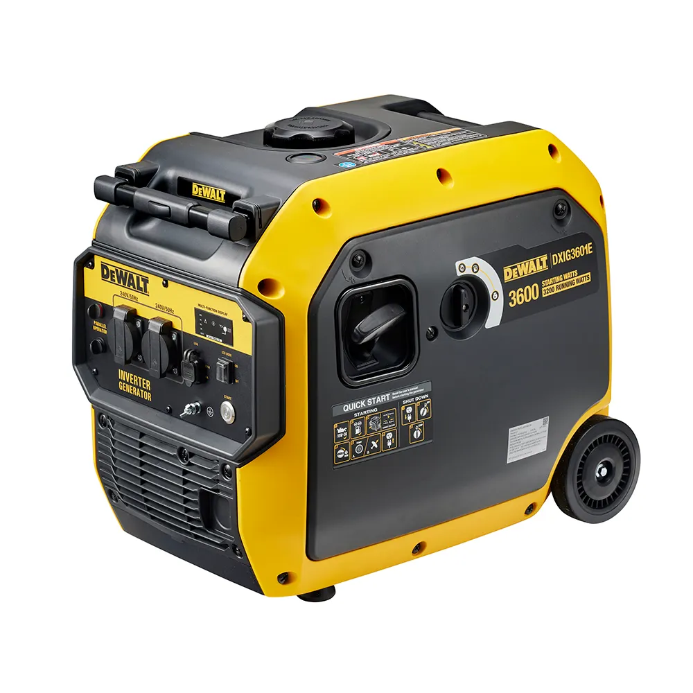 DEWALT 3600W 2 Outlet Petrol Generator DXIG3601E