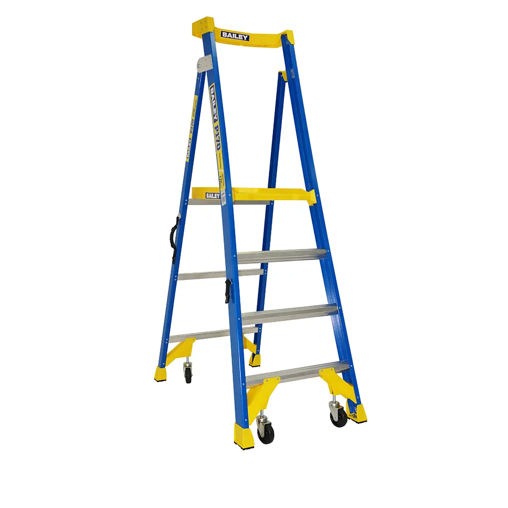 BAILEY 1.2m 170kg Fibreglass Job Station Platform Stepladder