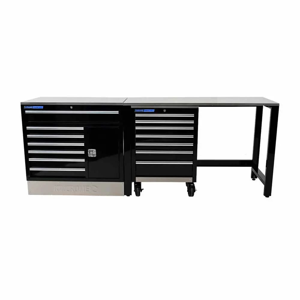 KINCROME 3 Piece 14 Drawer Trade Centre Garage Set K7373