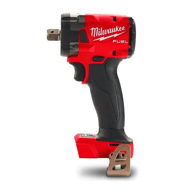 MILWAUKEE 18V FUEL 2 x 5.0Ah 1/2inch Compact Impact Wrench w. Pin Detent Kit M18FIW2P12-502C