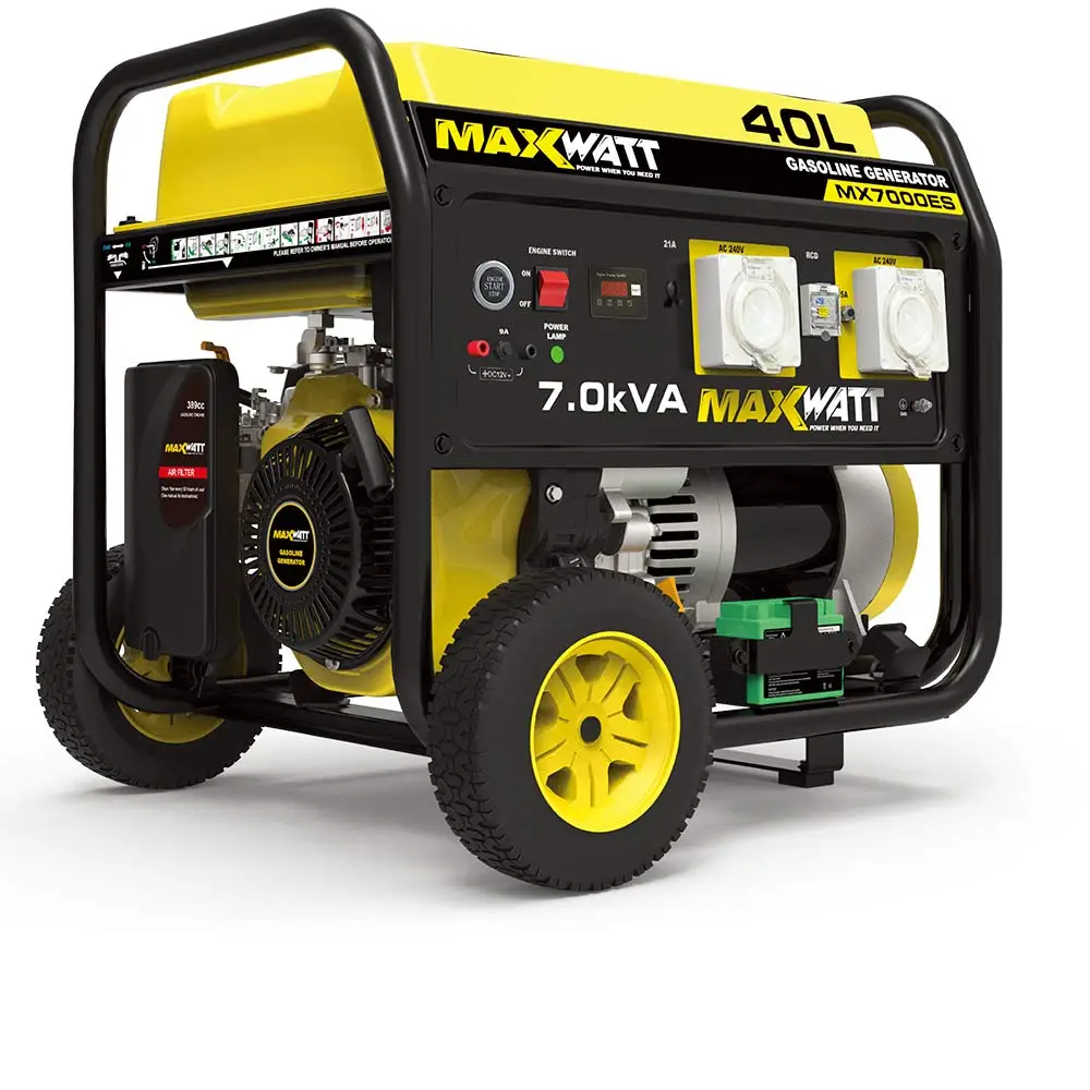 MAXWATT 7kVA Open Frame Electric/Remote Start Generator MX7000ES