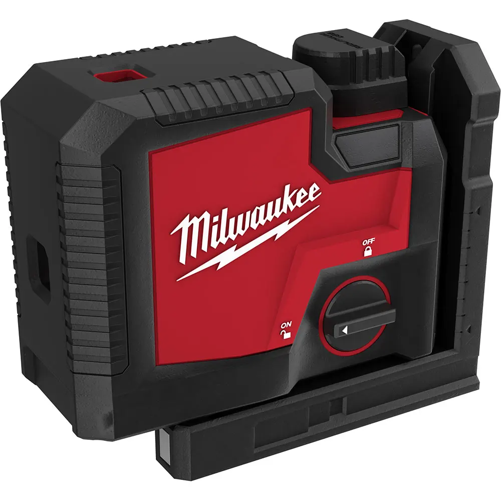 MILWAUKEE REDLITHIUM USB Rechargeable 3 Point Laser Kit - Green L43PL-301C