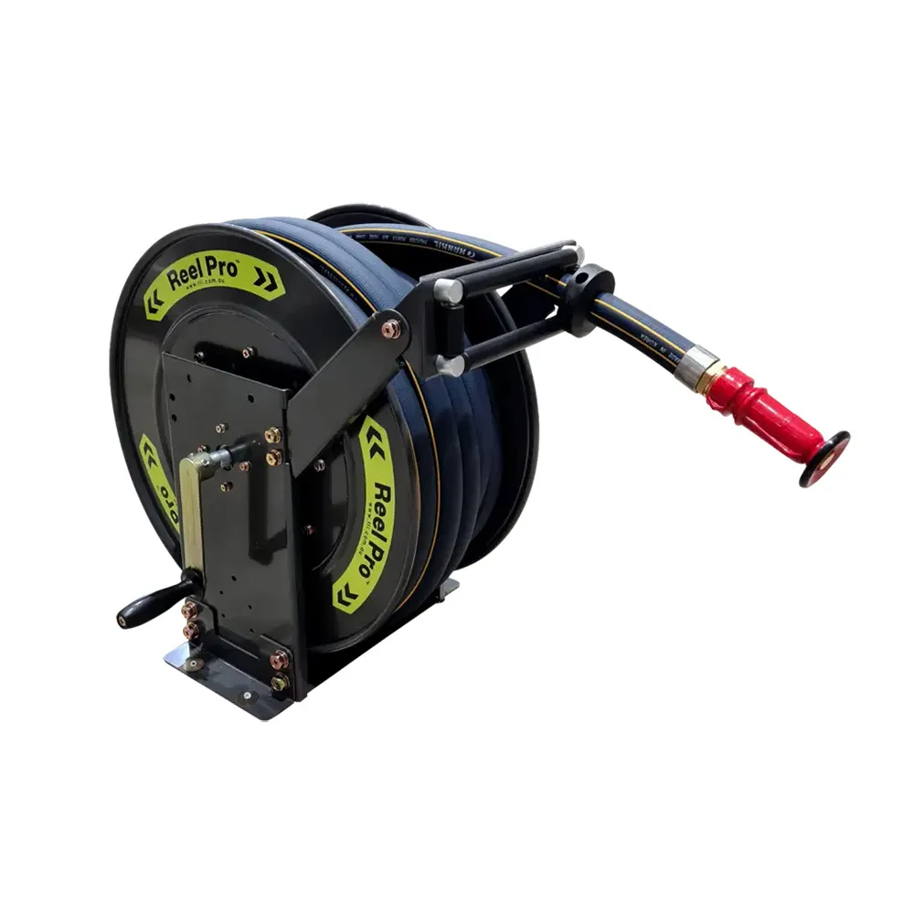 TRANS TANK INTERNATIONAL 20m Rewind Steel Reel Hose ATHW020MANR I-01567