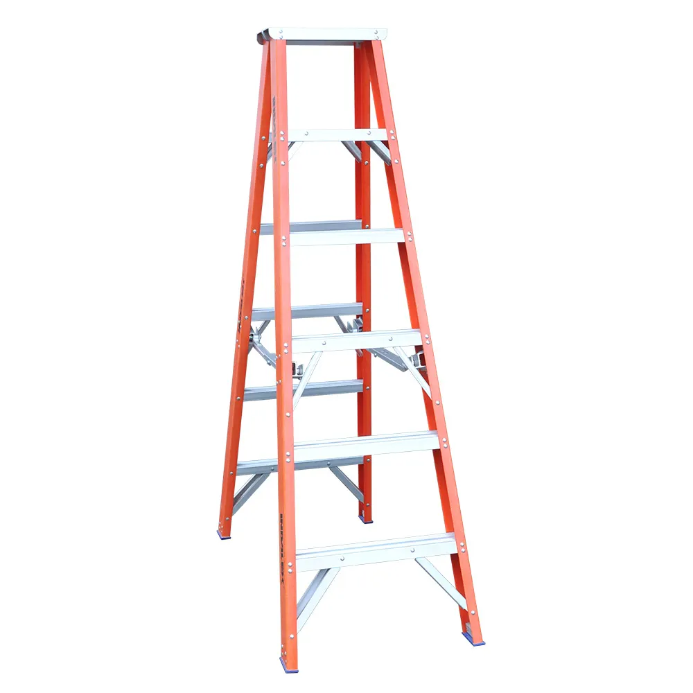 INDALEX 180kg Pro 1.8m Double Sided Fibreglass Step Ladder PROSF6D