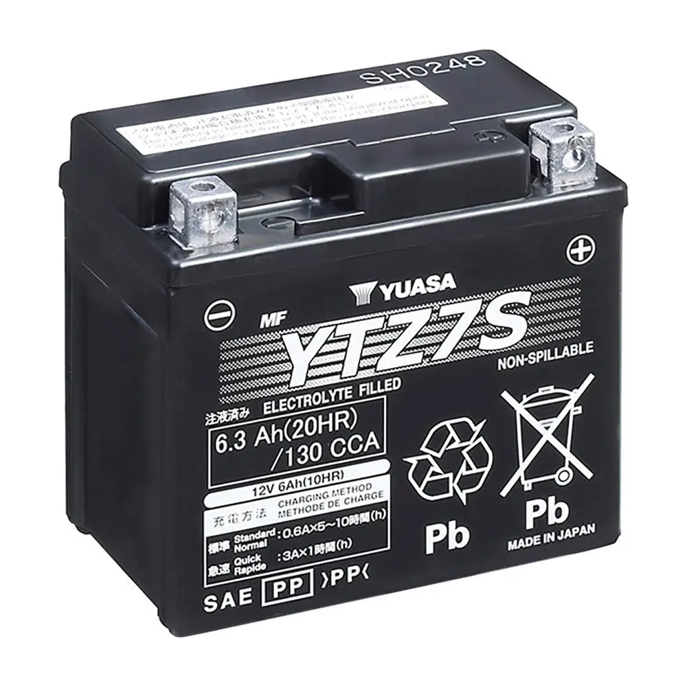 YUASA MOTORCYCLE YTZ7S FA Motorcycle Battery 156032