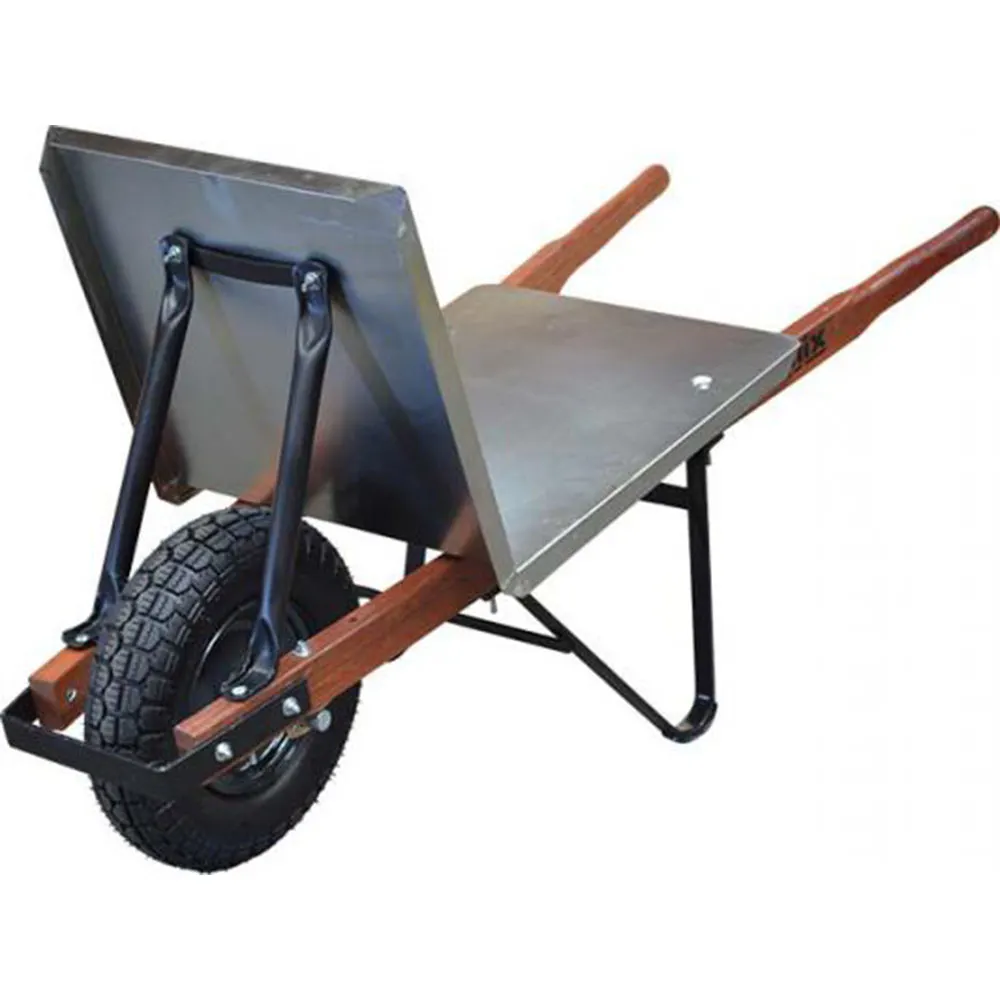 EASYMIX Boss Brickies Flat Tray Wheelbarrow-Extreme Duty W1100-HBHNGS