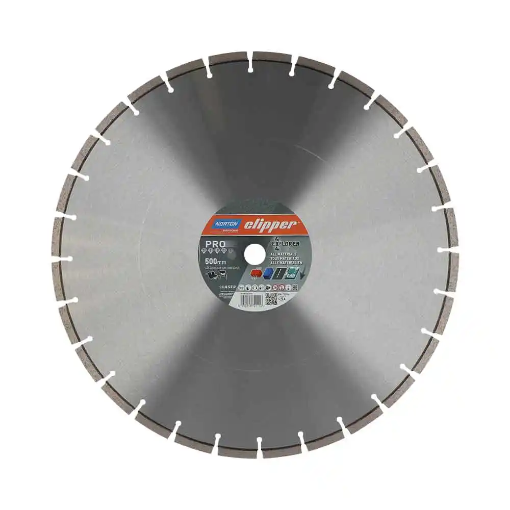 CLIPPER 500 x 25.4mm 4X4 Explorer Segmented Diamond Blade for General Purpose Cutting 70184602097