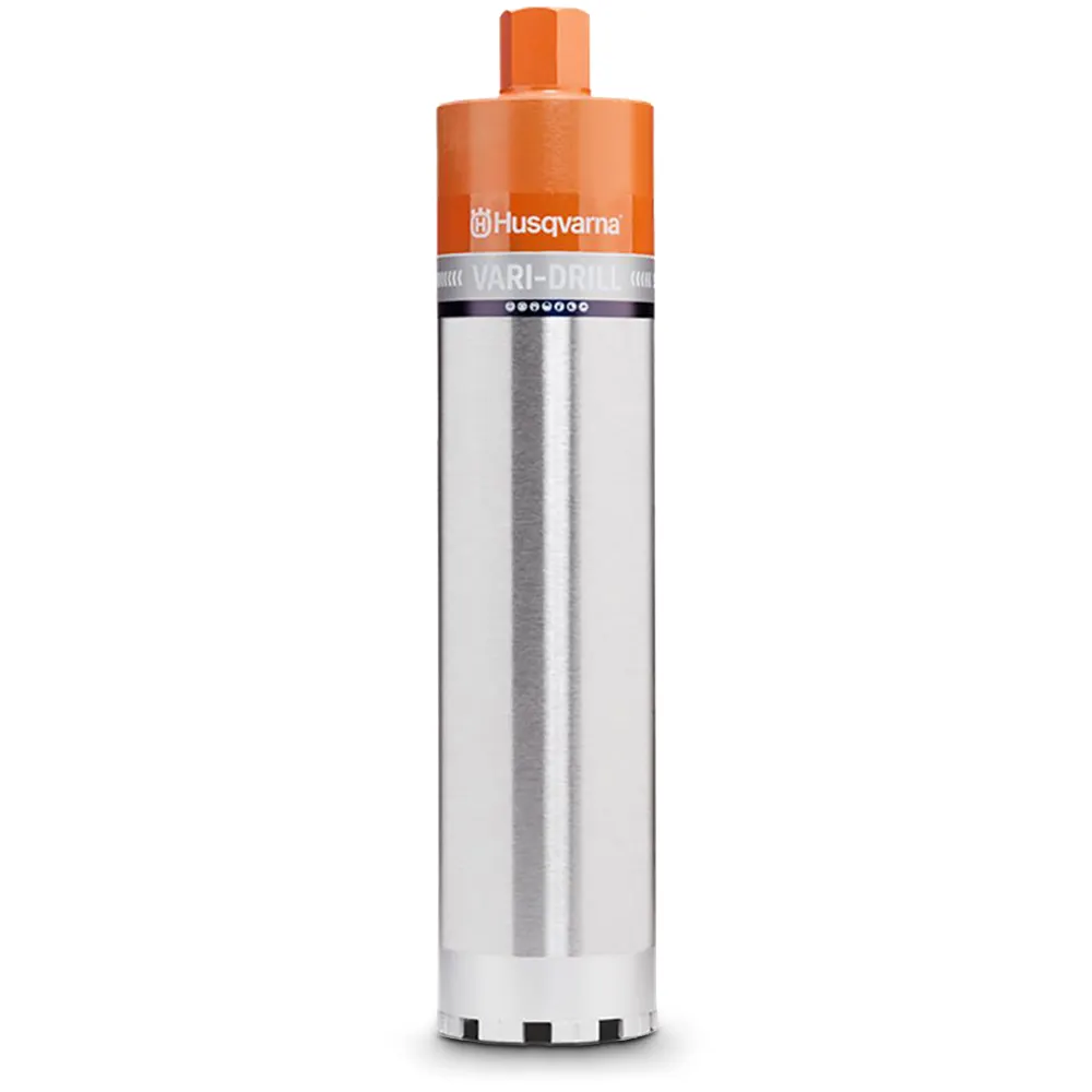 HUSQVARNA 200 x 450mm 1.1/4-UNC Wet Diamond Core Cutter - VARI-DRILL