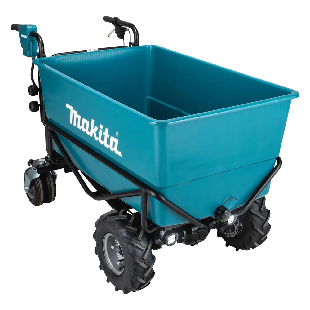 MAKITA 18Vx2 Brushless Wheelbarrow w/ Flat Bucket Skin DCU605Z