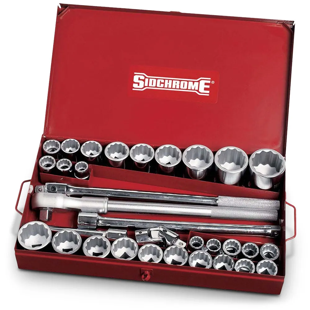 SIDCHROME 3/4 inch SD AF/Met 32Pce Socket Set SCMT15106