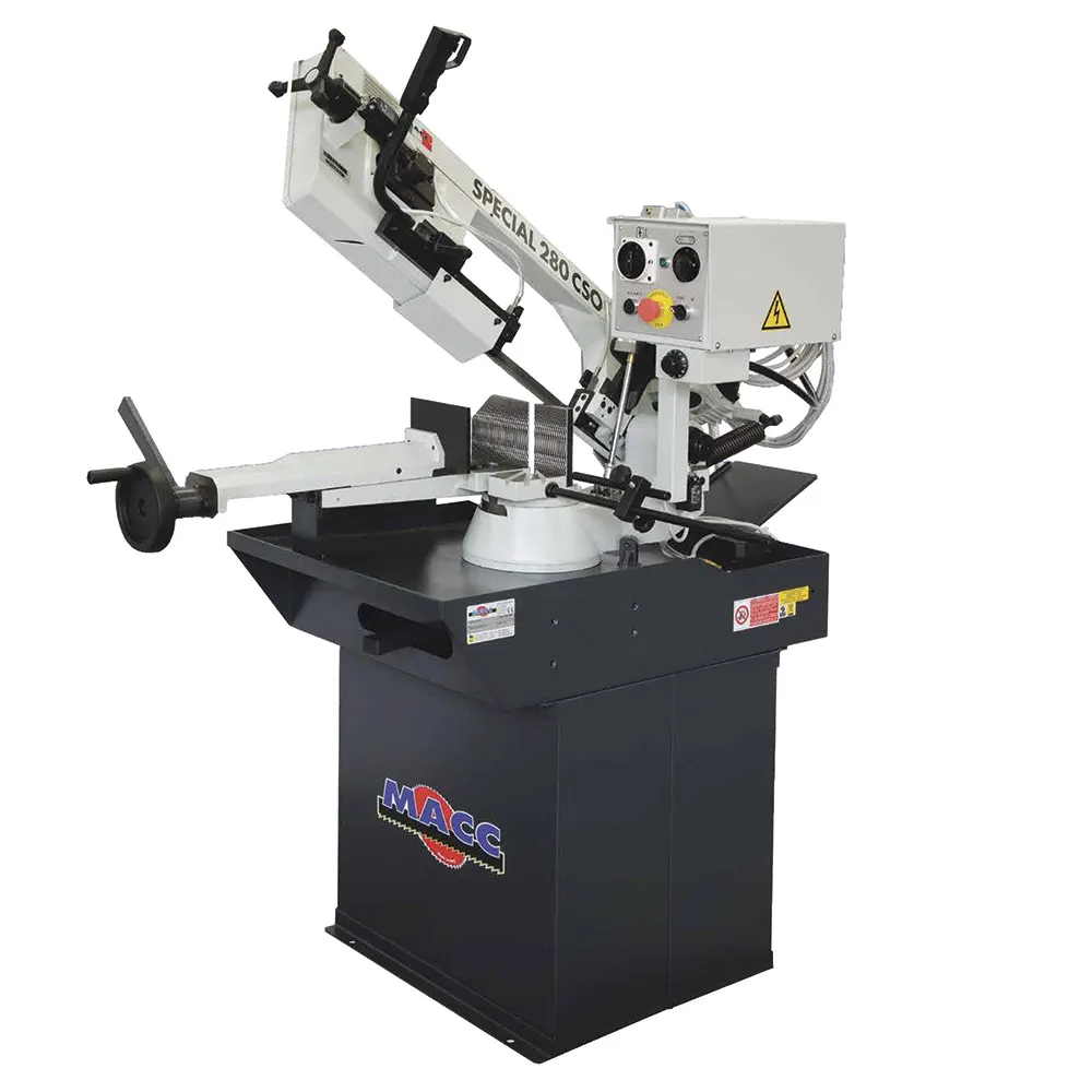 MACC 220mm 240V Swivel Head Bandsaw Inc Stand MB-280CSO-1