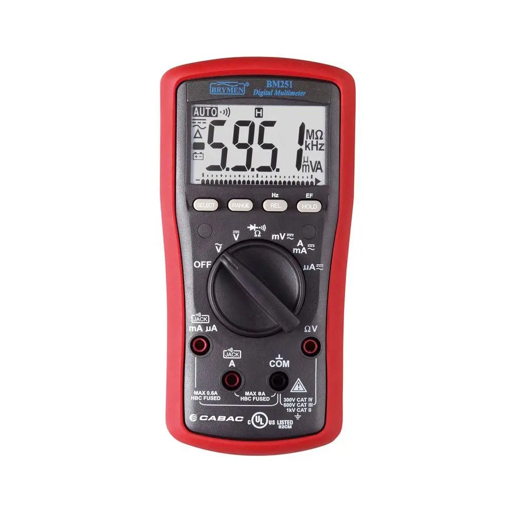 CABAC 600V General Purpose Digital Multimeter BM251