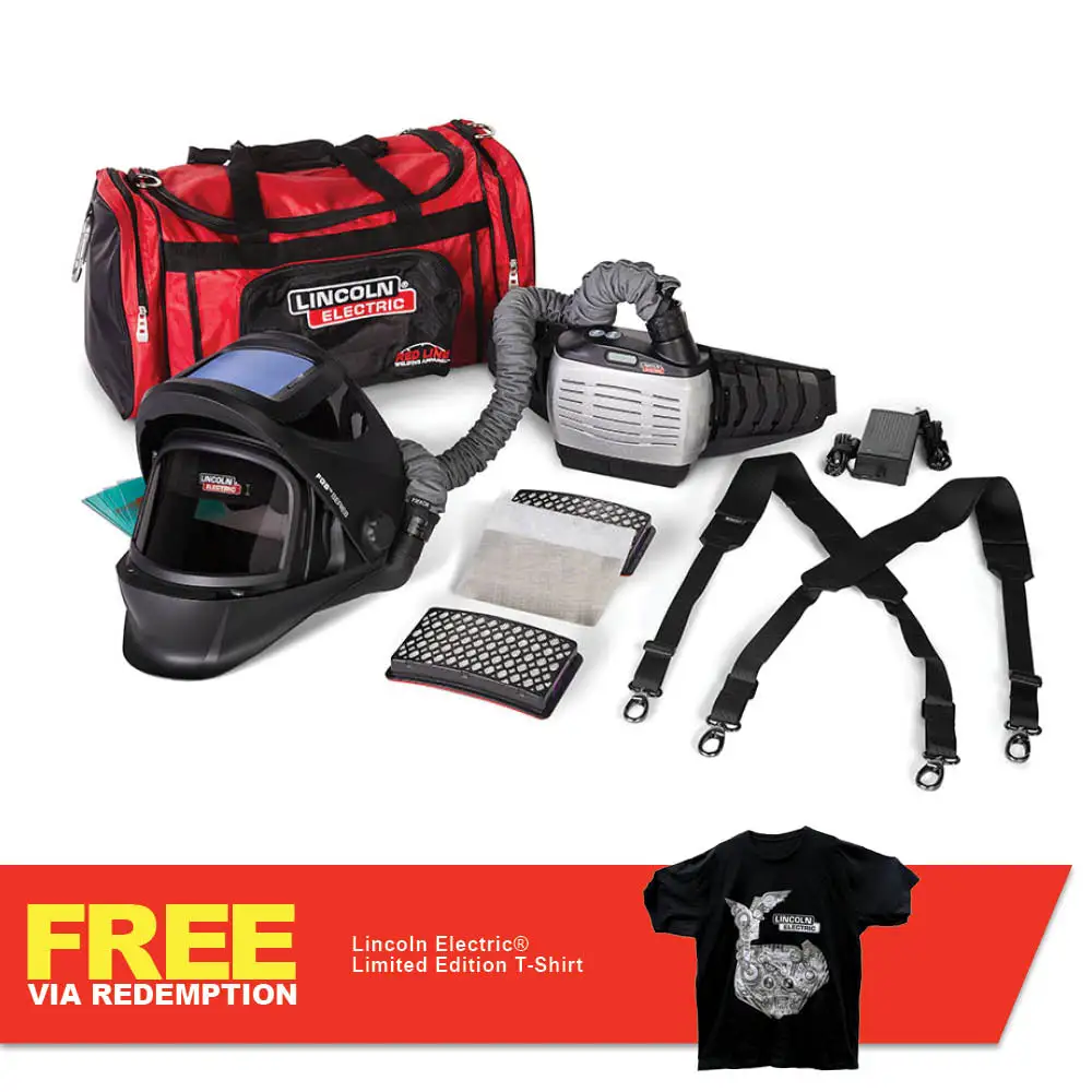 LINCOLN VIKING 3250D FGS Flip Front PAPR Welding Helmet K4550-2