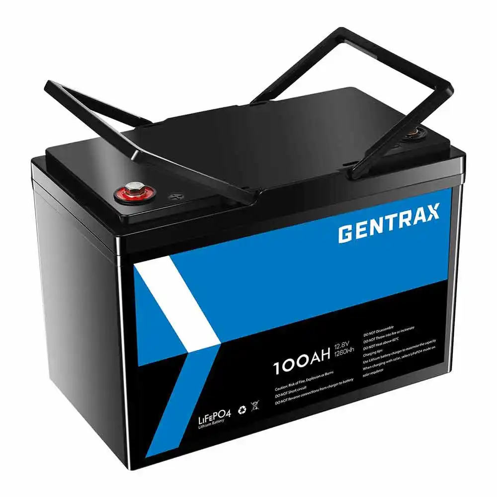 GENTRAX 12V 100AH Lithium Battery LI12GTG-PLL-A0-FB-X