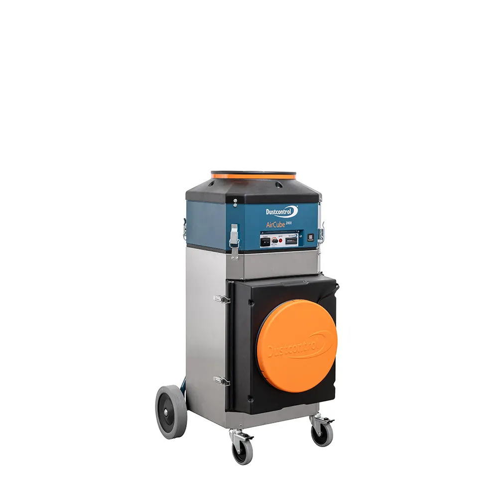 DUSTCONTROL AirCube 210W 30kg H-Class Air Cleaner 2000 with Accessories VAC-AC102000