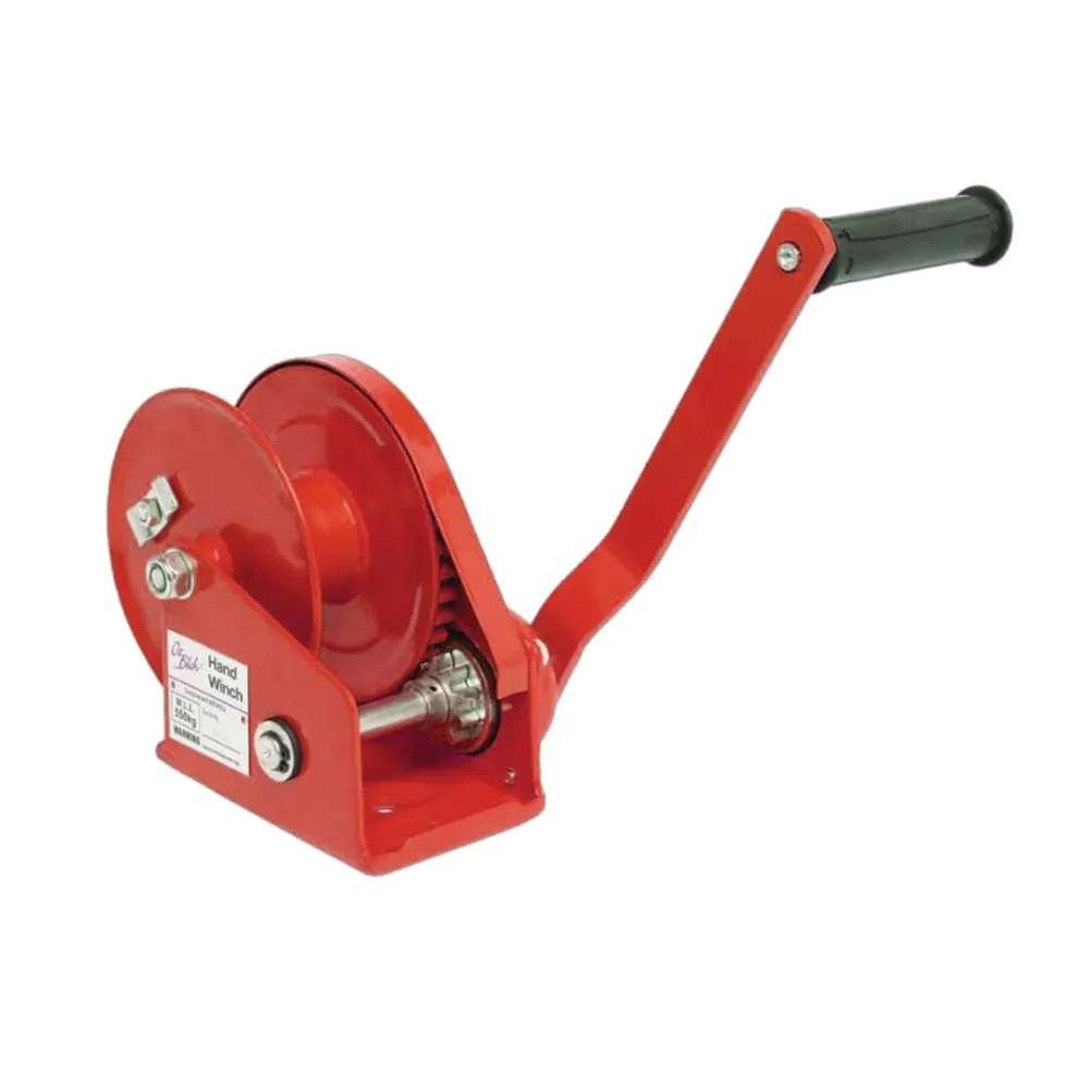 OZBLOK 1200/600kg Brake Winch - Red BWOZ1200