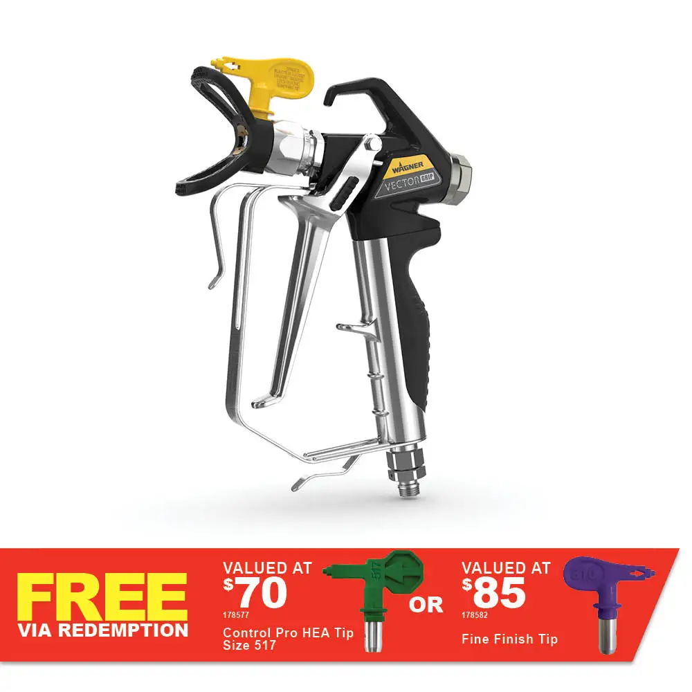 WAGNER 4-Finger Vector Grip Airless Spray Gun 538048
