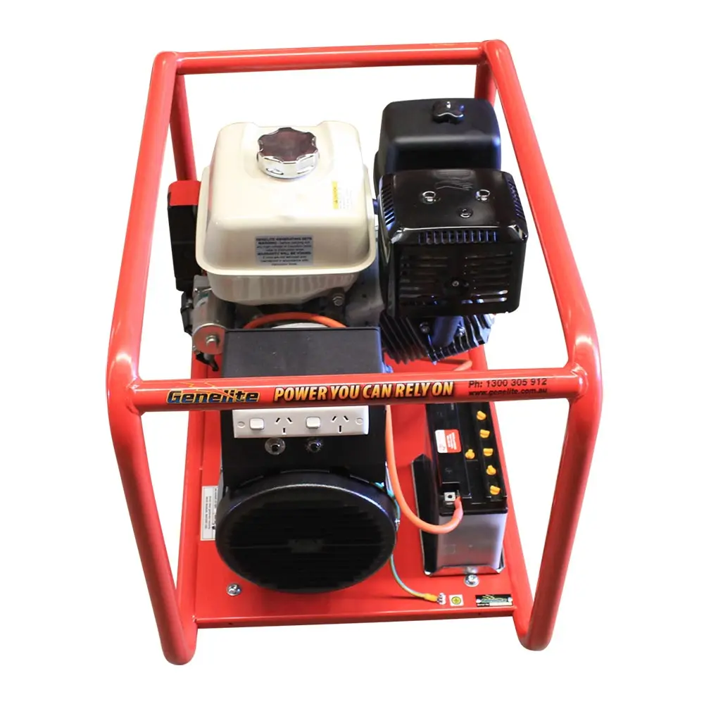 GENELITE 7.5kVA HONDA Petrol Generator Recoil/Key Start Single Phase GH6000E